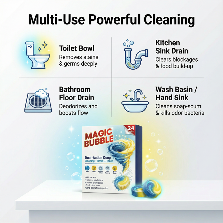 Magic Bubble Cleaning Tablets | 🔥BUY 1 GET 1 FREE🔥