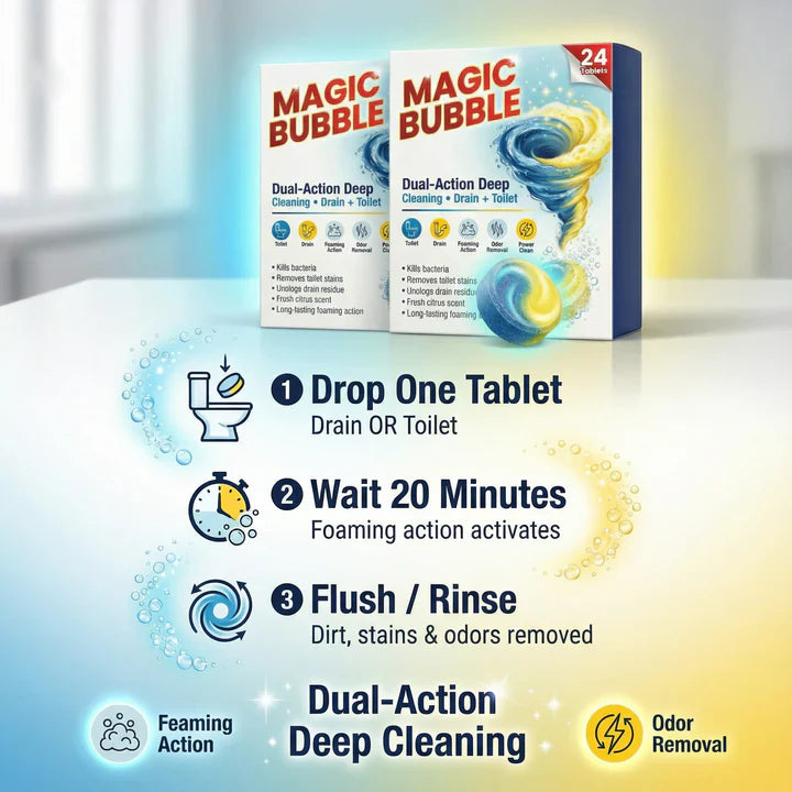 Magic Bubble Cleaning Tablets | 🔥BUY 1 GET 1 FREE🔥