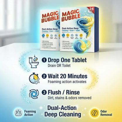 Magic Bubble Cleaning Tablets | 🔥BUY 1 GET 1 FREE🔥